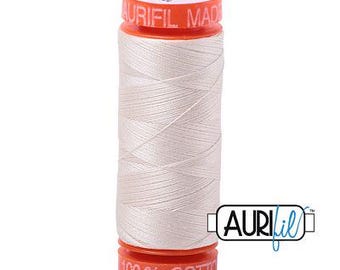 Light Sand 2000 Aurifil Cotton Mako Thread  50wt 200m