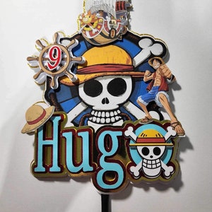 Pirate Cake Topper, Birthday Cake, Party, Happy Birthday, Custom, Personalized, Characters