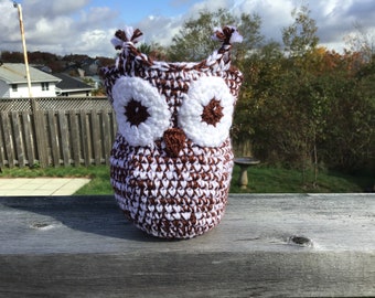 Small owl basket PATTERN (crochet)