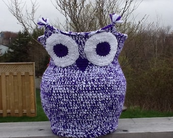 Large Owl Basket PATTERN (crochet)