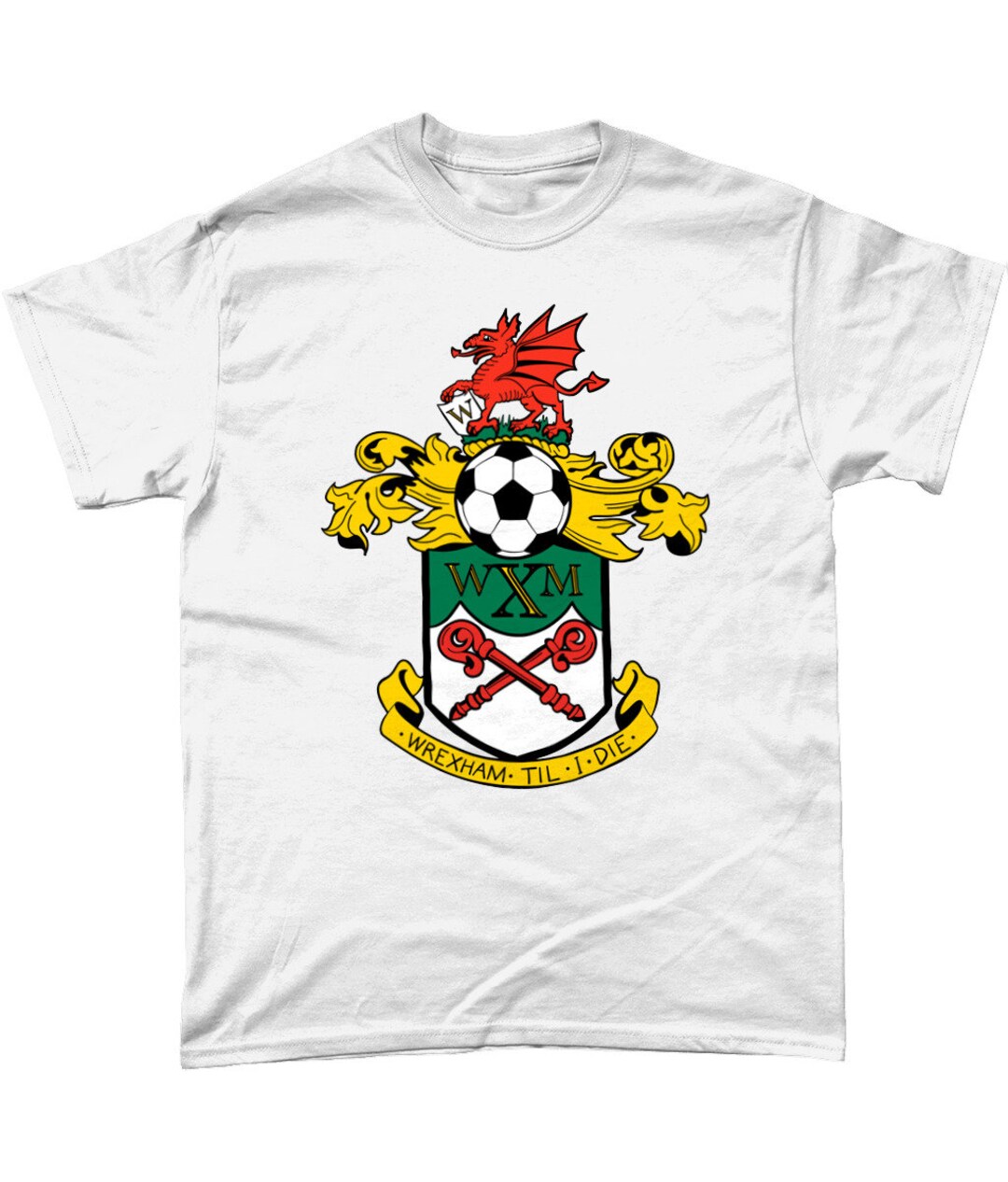 Wrexham Football Club Tshirt Wrexham Fc Merch Wrexham Gift Etsy
