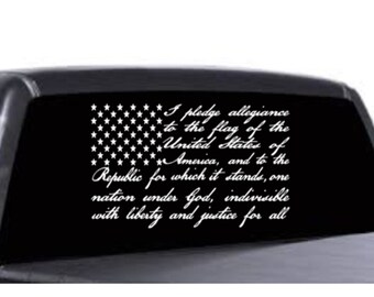 Download Pledge of Allegiance Flag SVG File | Etsy