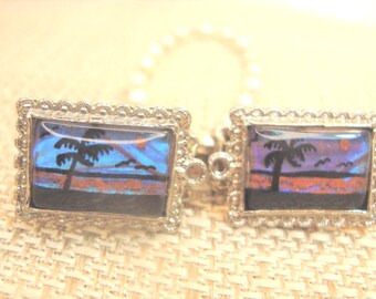 Vintage Butterfly Wings Sweater Clip Guard,  Island Design Butterfly Collard Clips, K22a