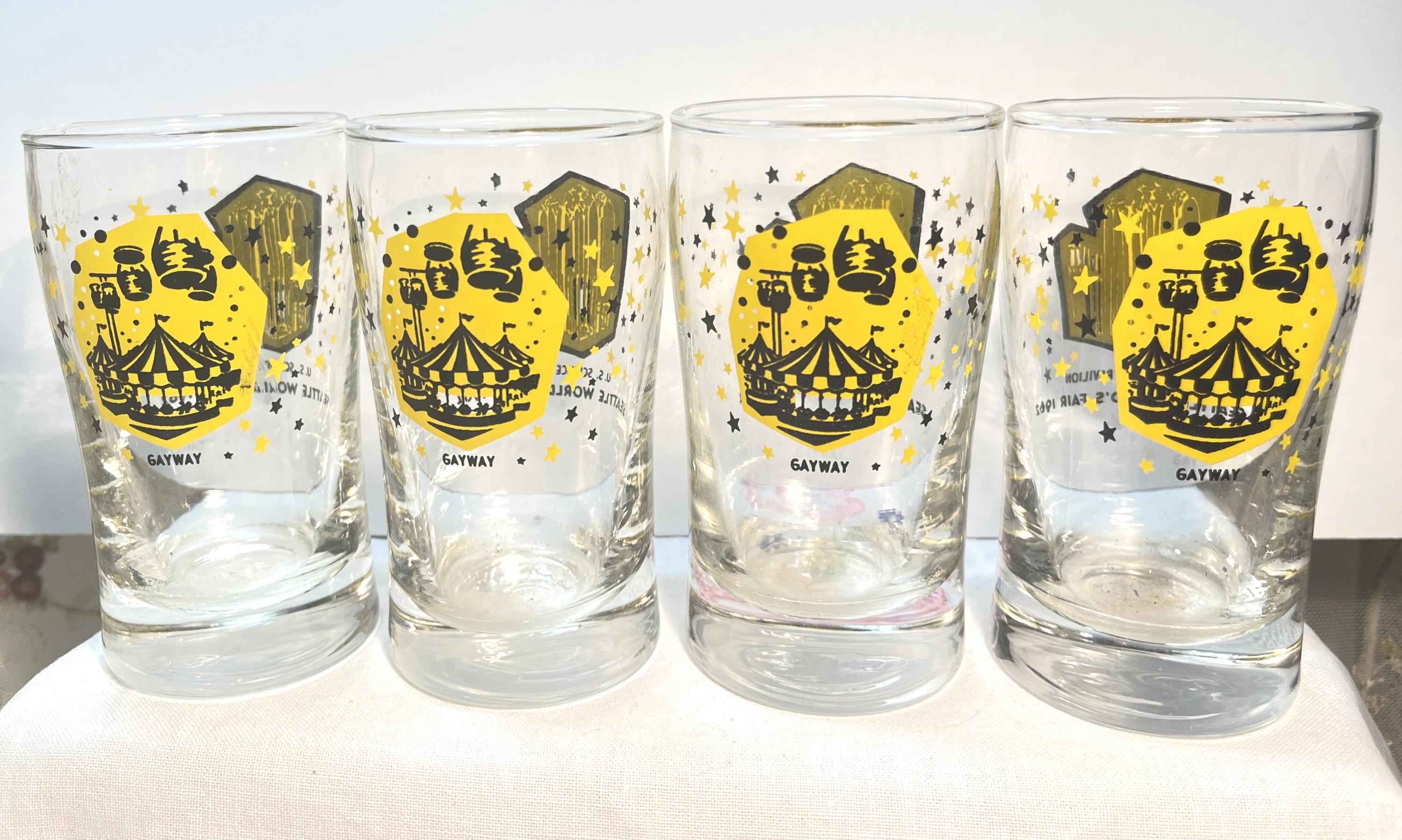 Vintage 1962 World's Fair Glasses - Etsy