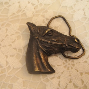 Vintage Horse  Belt Buckle, 1975 Bergamot Horse Belt Buckle, Made In USA Belt Buckle, Horse Lovers Belt Buckle.  C11