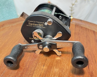 Vintage Shimano Bantam 10X SG Fishing Reel - Etsy