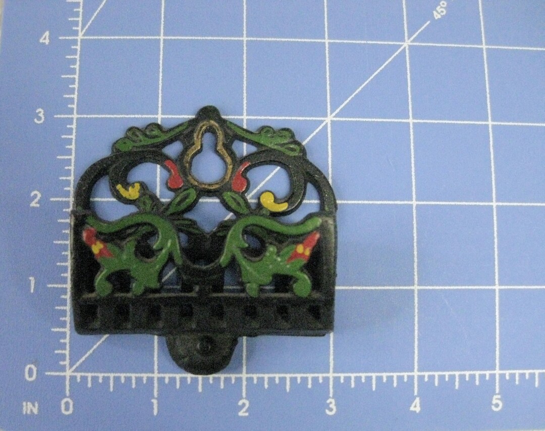 Vintage Wilton Cast Iron Matchstick Holder, Wilton Matches Wall Holder