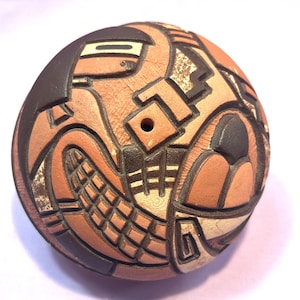 Vintage Hopi Delmar Polacca Seed Pot, Hopi Polychromatic Seed Pot, Delmar Polacca Pottery, Free Shipping, CAB