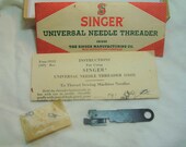 Singer Universal Needle Threader 121632, Rare Black Metal Singer Needle Threader, Free Shipping, A56