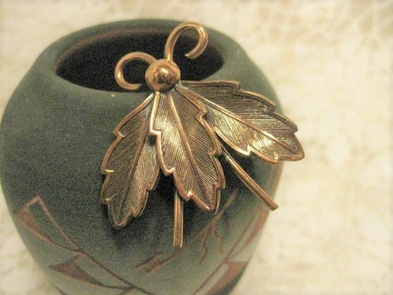Vintage Bell Trading Post Copper Brooch, Free Shi… - image 2