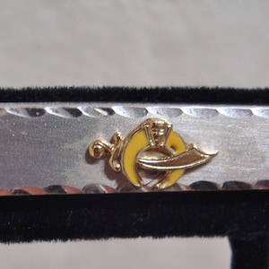 Vintage Shriners Mason Tie Clip,  Anson Sterling Silver Shriners Mason Tie Bar Clip