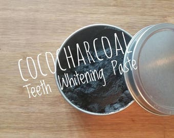 Coco Charcoal Whitening Toothpaste! All natural, coconut oil and activated charcoal