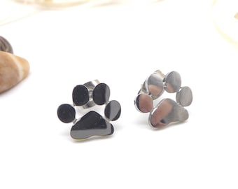 Earrings Paw, Stainless Steel Earrings, Jewelry, Gift for Women and Girls