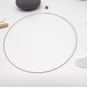 Basic necklace SILVER 1-row with plug-in closure, very fine ripe for pendants and beads made of jewelry wire