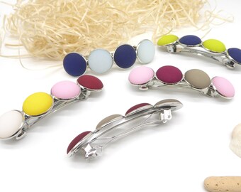 Hair clip with 4 Polaris cabochon, free choice of color possible