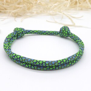 Pulsera surfera de paracord, más de 20 colores a elegir, con nudos corredizos, unisex