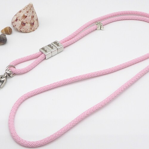 Keyring made of sailing rope, color of your choice possible, wide selection of engravings