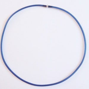 PVC band met steeksluiting, diverse kleuren, basis voor hangers, zoals rubberen buis, gewenste lengte, cadeau, ketting vervangen afbeelding 8