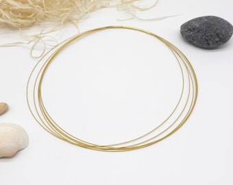 Silberfarbenes Collier,Choker,Halsreif,46 cm lang,verschiedene Mengen auswählbar Silberfarbenes Collier,Choker,Halsreif,46 cm lang,verschiedene Mengen auswählbar