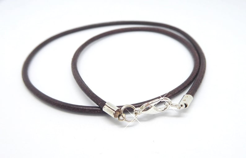 Lederband Für Ketten - Wachs-Kordel Zum Selbermachen Von Schmuck