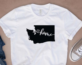 Washington State T Shirt, Unisex Shirt