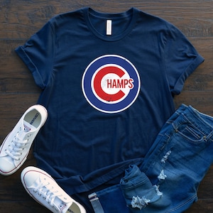 Champs Cubs Baseball T Shirt, Unisex Shirt