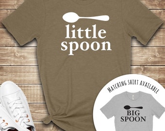 Little Spoon Funny Matching Couples T Shirt, Unisex Shirt