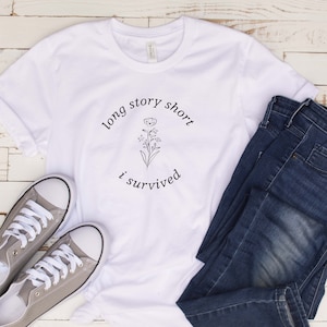 Long Story Short I Survived Taylor&#39;s Version T Shirt, Unisex Shirt