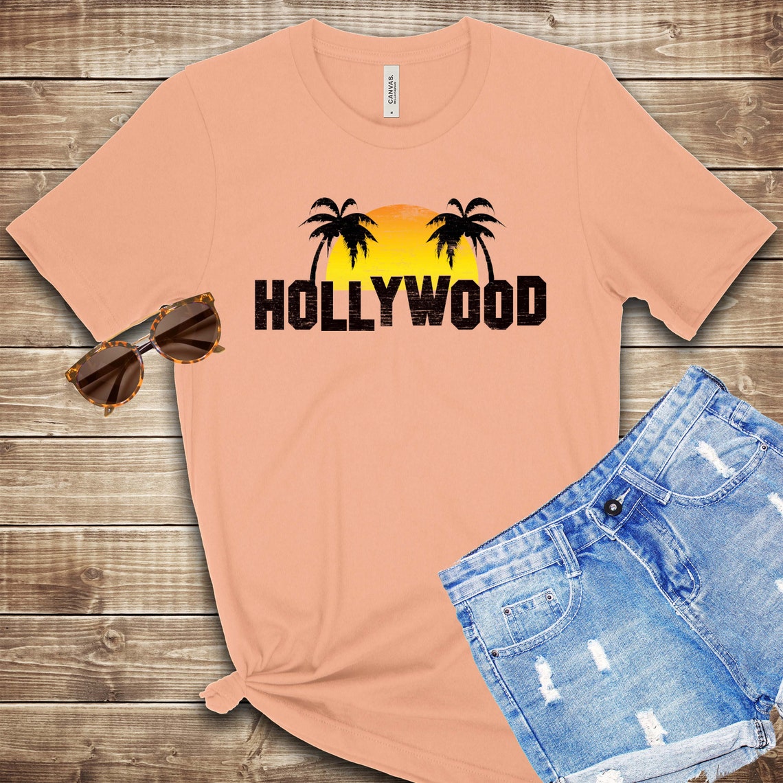 Hollywood T Shirt Unisex Shirt Etsy
