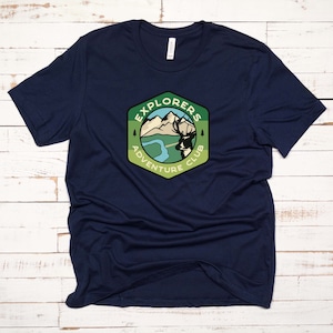 Explorer Adventure Club T Shirt, Unisex Shirt