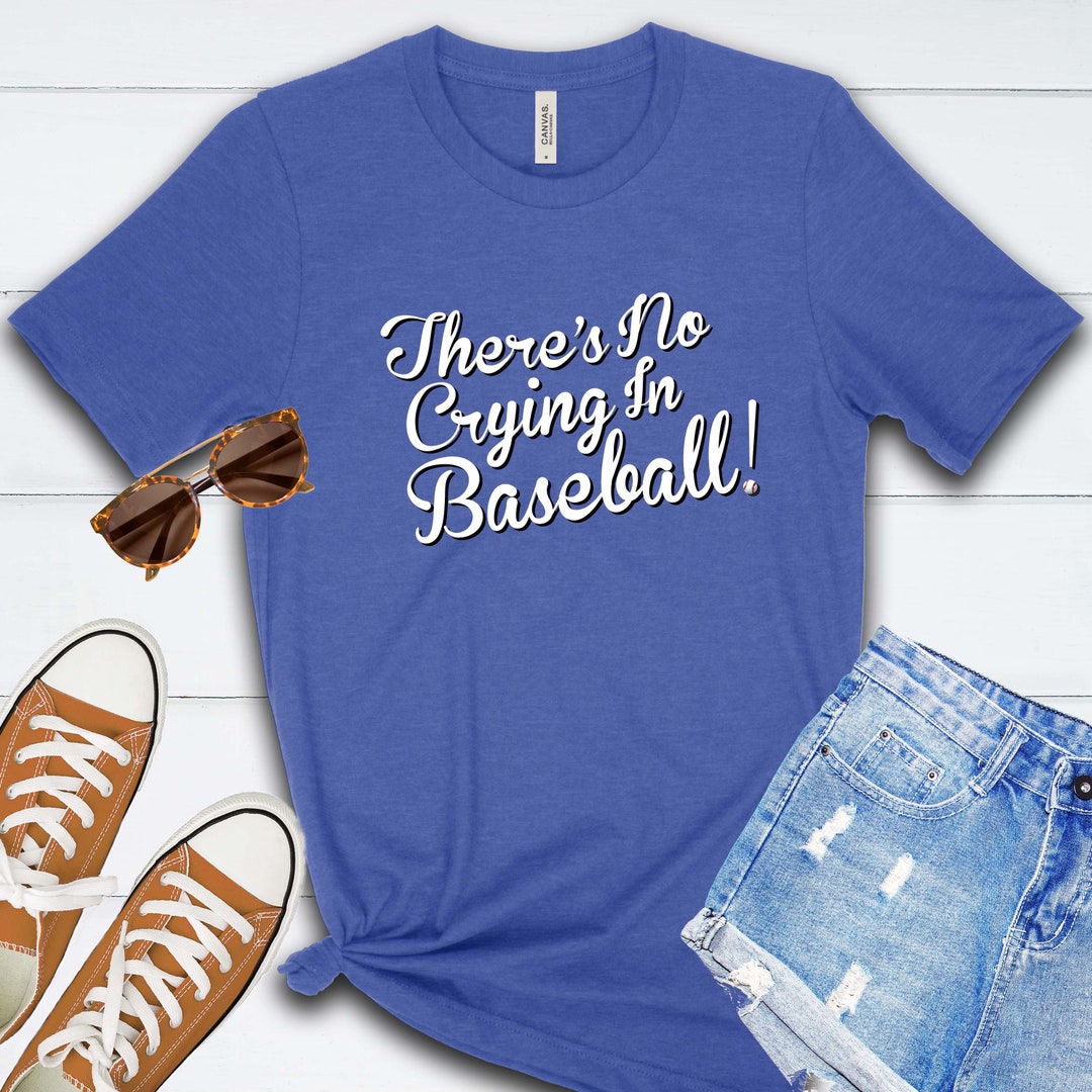 Vintage Baseball Fan T-Shirt – 'There Is No Crying In Baseball' Unisex Shirt For Women & Men - View #5