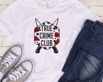 True Crime Club Halloween T Shirt, Unisex Shirt