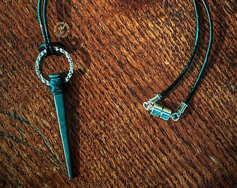 Coffin Nail Talisman Necklace | Silver | Protection