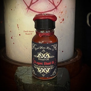 Dragons Blood Ritual Oil | Power | Protection | Spells | Witchcraft | Banishing | Healing | Love