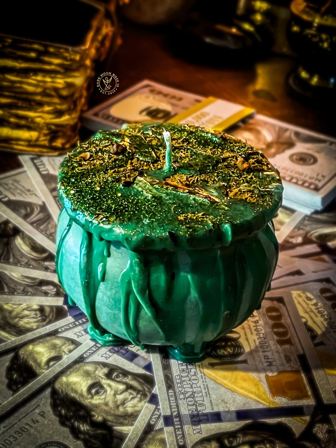 Prosperity Pot Ritual Cauldron Candle Money Spell Success Abundance - Etsy