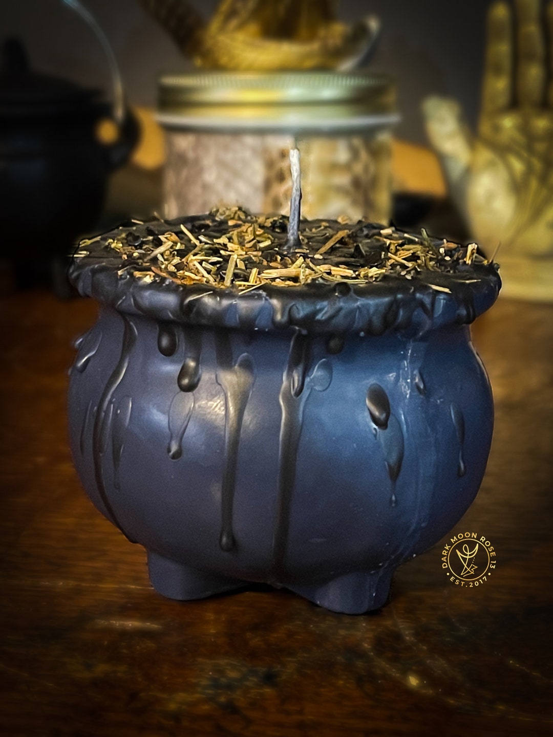 Protection Pot | Ritual Cauldron Candle | SOY WAX | Charged | Blessed ...