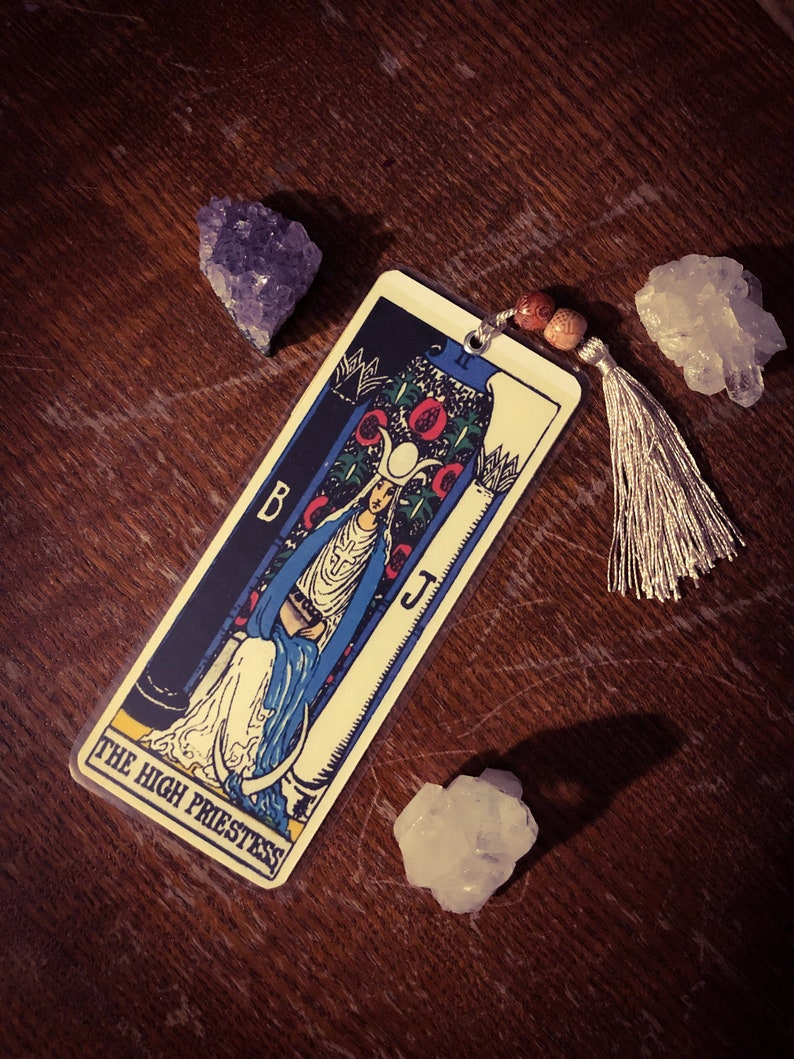 Tarot Bookmark With Mini Reading One Card Pull Rider Waite Etsy