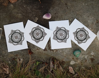 Mandala ATC/ACEO PRINTS 2.5"x3.5"