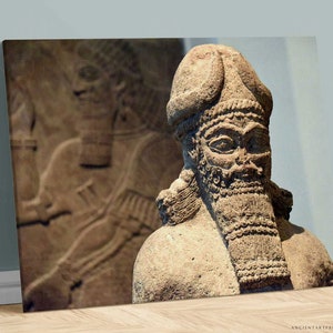 Nabu of Nimrud Print: Mesopotamian God Wall Art Decor