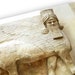 Lamassu Winged Bull Statue wall art print by Ancient Art Prints, Ancient Mesopotamian Guardian Print, Assyrian Palace Sculpture Poster, Babylon Decor