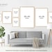 Ancient Art Prints wall art size guide showing standard dimensions in inches: 11x14, 12x16, 12x18, 16x20, 18x24, 24x36, and 28x40, for United States and international displays