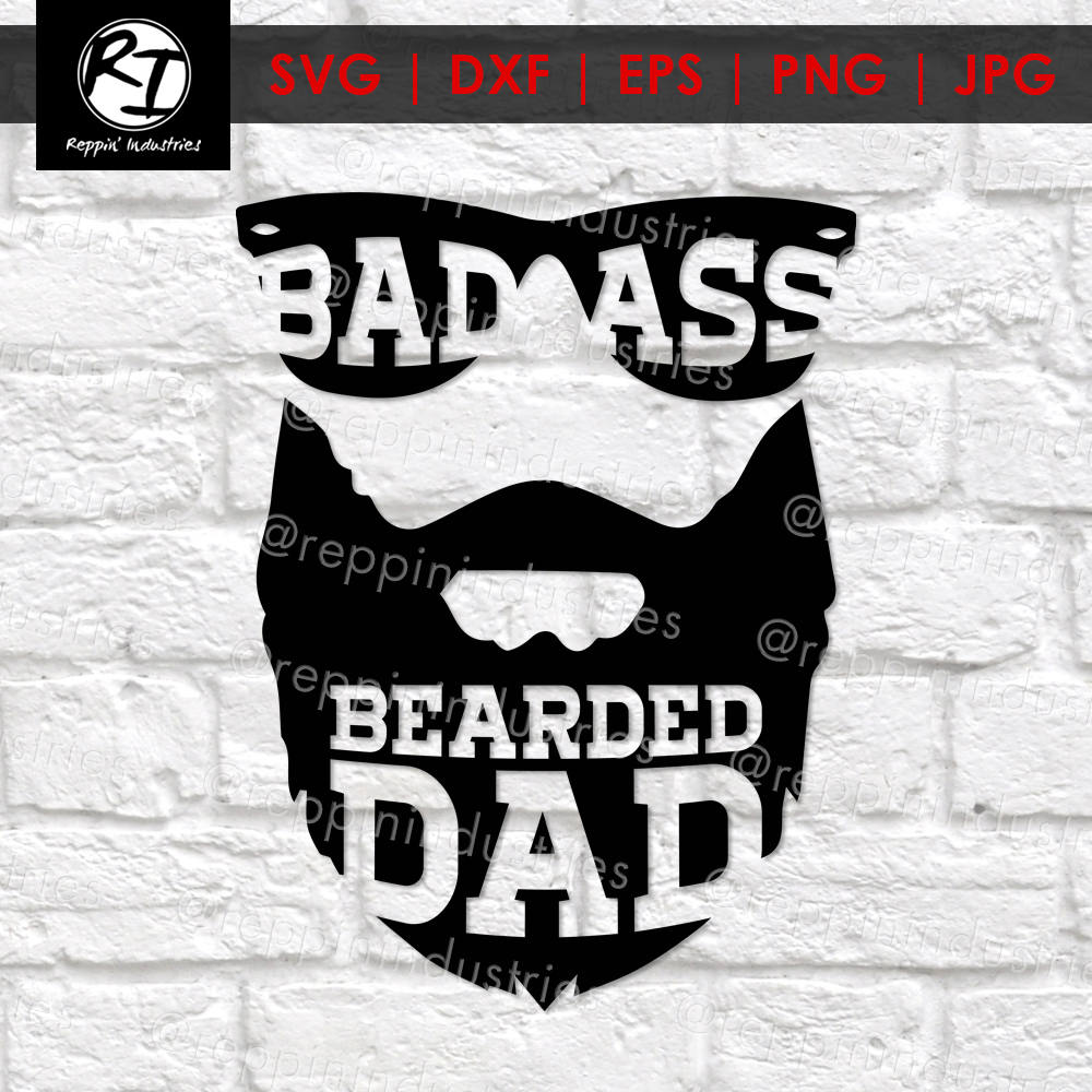 Download Beard Svg Dad Svg Bearded Dad Gifts for Dad Funny Dad | Etsy