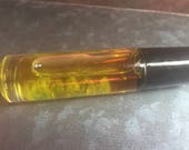 Essential oil blend Gemstone Infused Oil Gemstone Aromatherapy Quartz Gemstones in Oil Roller Ball Perfume