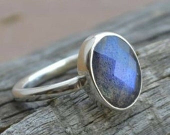 Large Labradorite Ring * Statement Ring * Gemstone Ring