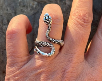 Snake Ring * Statement Ring * Silver or Gold Snake Ring