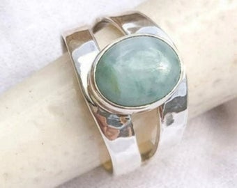 Larimar Ring * Statement Ring * Healing Ring