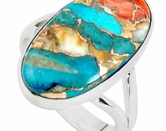 Spiny Oyster Ring * Turquoise Ring * Statement Ring