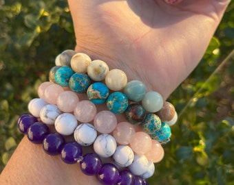 Bracelet Stack * Healing Gemstone Bracelets *