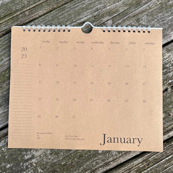 18 Month Calendar Etsy