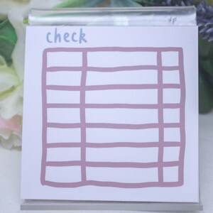 Blank Check List Note Block / Lined Check List 30 Pages Memo Pad ...